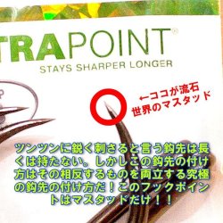 画像2: Mustad（マスタッド） フッドラム ５Ｘ ストロング ６/０ ５本入 インターフックひらかん２２号相当