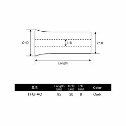 画像5: ＪＵＳＴＡＣＥ マルチグリップＡ (65mm)  ＴＦＧ-ＡＥＢＫ  ＴＦＧ-ＡＣ