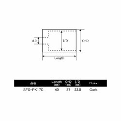 画像5: ＪＵＳＴＡＣＥ  PTS用フロントグリップ  ＳＦＧ-ＰＫ１７ＥＢＫ  ＳＦＧ-ＰＫ１７Ｃ