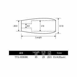 画像3: ＪＵＳＴＡＣＥ  KDPS用シェイプドフロントグリップ  ＴＦＧ-ＫＤＥＢＫ  ＴＦＧ-ＫＤＣ