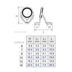 画像2: Fuji 富士工業 LRVガイド Ｔ-ＬＲＶＴＧ (チタン/トルザイト)