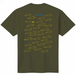 画像2: ムギ杉様専用  イカの群れTシャツ 寿々木丸スペシャルバージョン