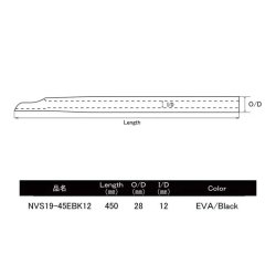 画像2: ジャストエース  ＮＶＳ１９-４５ＥＢＫ１２  NVSS19用グリップ