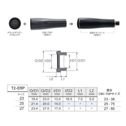 画像2: Fuji 富士工業  技徳エンドプラグ　Ｔ２-ＥＲＰ