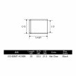 画像4: ＪＵＳＴＡＣＥ TCP用カーボンフロントグリップ ＸＣＨ２８ＭＴ-Ｋ１３ＢＫ ＸＣＨ２８ＭＴ-Ｋ１５ＢＫ 技徳リールシート用フロントグリップ