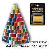 画像: Justace  Metallic Threads “Ａ” 200m  メタリックスレッド Ａ