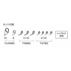 画像: Fuji 富士工業 Ｔ-ＬＫＷＳＧ１０９ チタンSiC ベイトフィネスセット