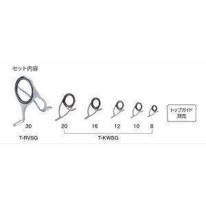 画像: Fuji 富士工業 Ｔ-ＲＶＳＧ３０６ チタンSiC トーナメント３０セット