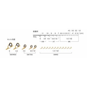 画像: Fuji 富士工業 ＧＭＫＧ６１７ＮＯ１ ステンレスSiC イカダセット