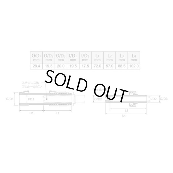 画像2: Fuji 富士工業 ＤＰＳ-ＬＢＳＤ２２ フェルール付きDPSシート