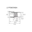 画像2: Fuji 富士工業<br>ＰＴＳＫ１７/ＡＳＨ<br>PTS、PMTS、PULSシート専用フード・ナット