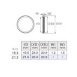画像2: Fuji 富士工業 <br>Ｔ-ＢＲＴ/  Ｔ２-ＢＲＴ <br>TCH×技徳パイプシート用メタルパーツ 