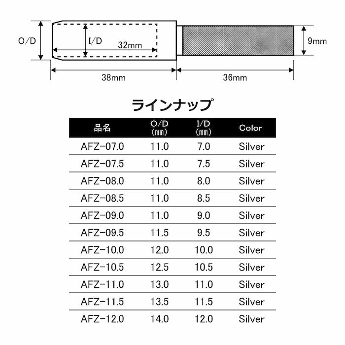 画像2: ＪＵＳＴＡＣＥ チャンピオングリップ用  バットフェルール  ＡＦＺ