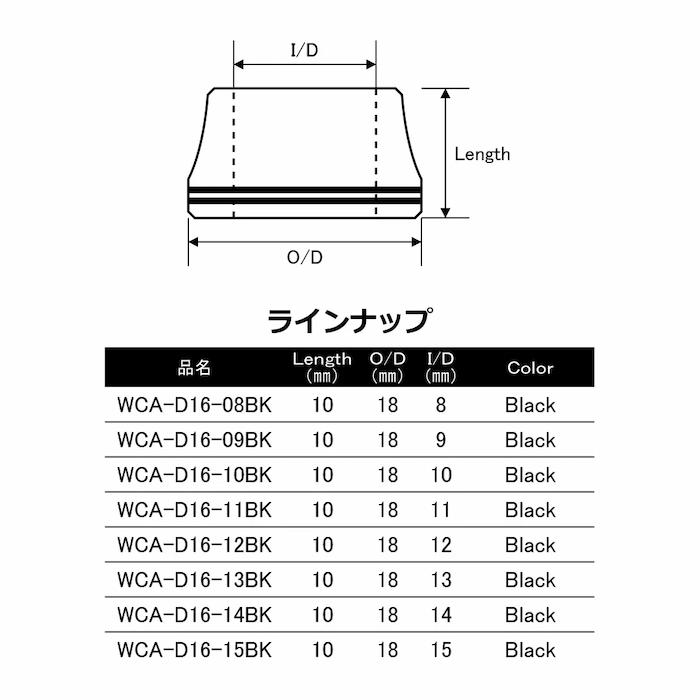 画像2: ＪＵＳＴＡＣＥ 16サイズリールシート用ワインディングチェック  ＷＣＡ-Ｄ１６-ＢＫ