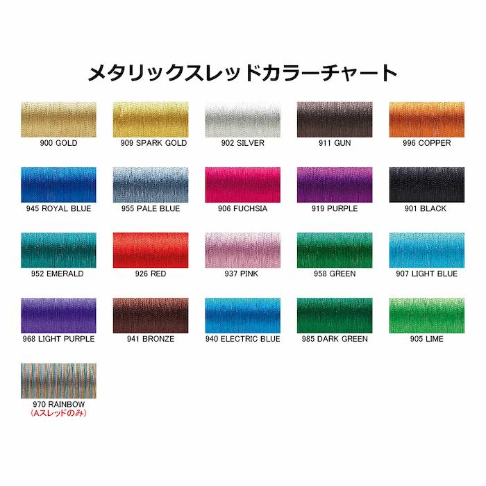 画像: Justace Metallic Threads “Ｃ” 100m メタリックスレッド C