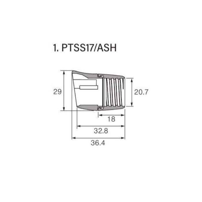 画像2: Fuji 富士工業 ＰＴＳＳ１７/ＡＳＨ PTS、PMTS、PULSシート専用フード・ナット