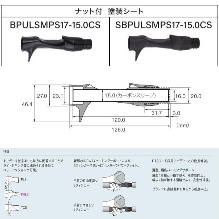 画像: Fuji 富士工業ＰＵＬＳ(ナット付・塗装シート)BPULSMPS17-15.0CS