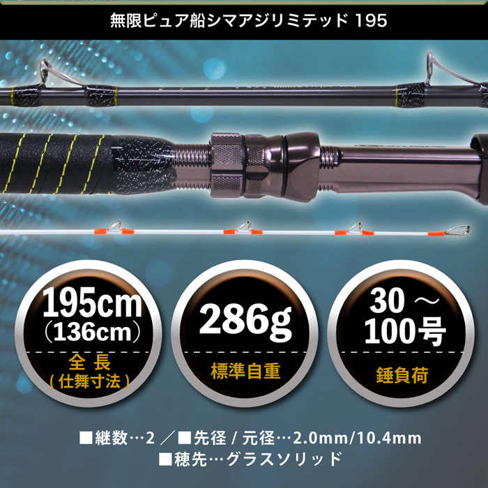 画像: ゴクスペ '25 無限ピュア船シマアジリミテッド 195