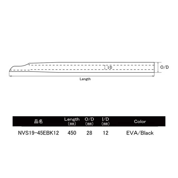 画像2: ジャストエース  ＮＶＳ１９-４５ＥＢＫ１２  NVSS19用グリップ