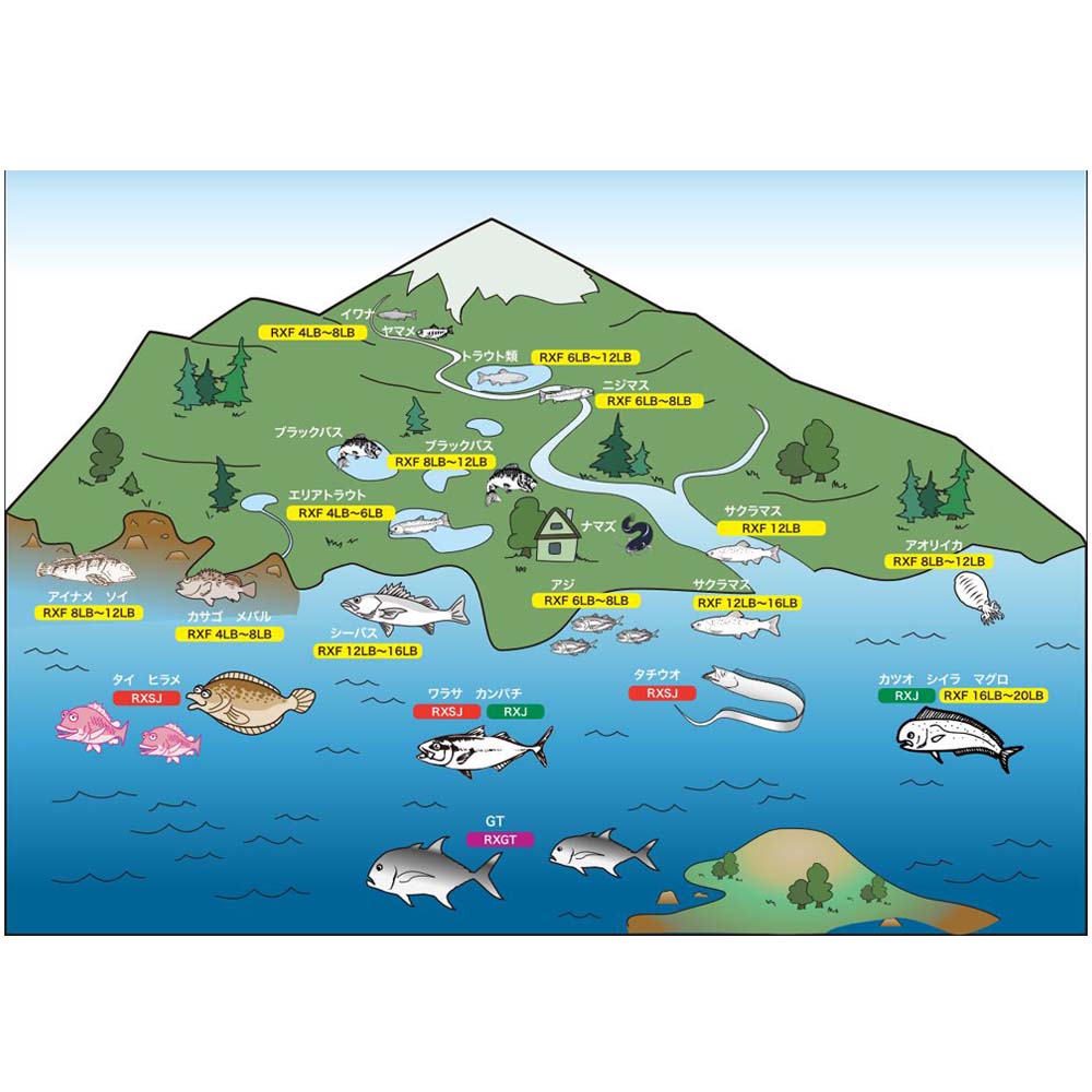 画像4: SUZUKI Blanks  ライトゲーム用ブランク ＲＸＦＳ  RXFSー3LBー5112  RXFSー5LBー652